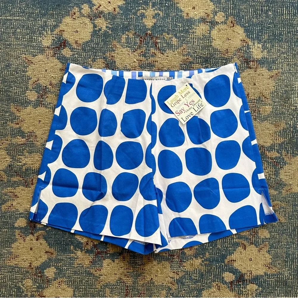 NWT Gretchen Scott High Rise Printed Shorts XXL